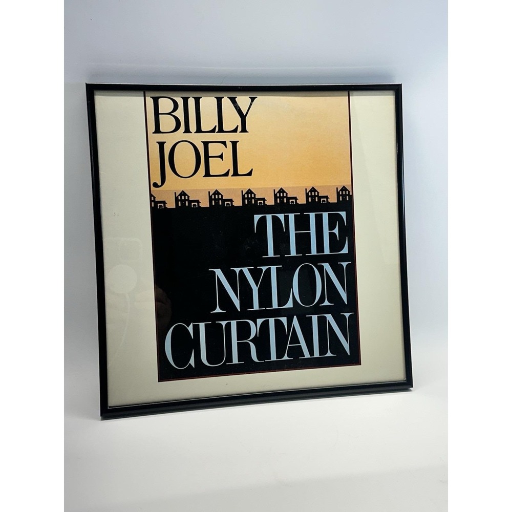 Billy Joel The Nylon Curtain 1982 Columbia LP Vinyl Record Framed Wall Display